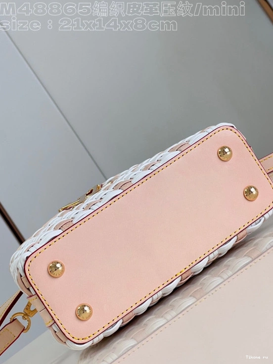 Cheap MINI-21*14*8CM CAPUCINES LOUIS VUITTON 0814
